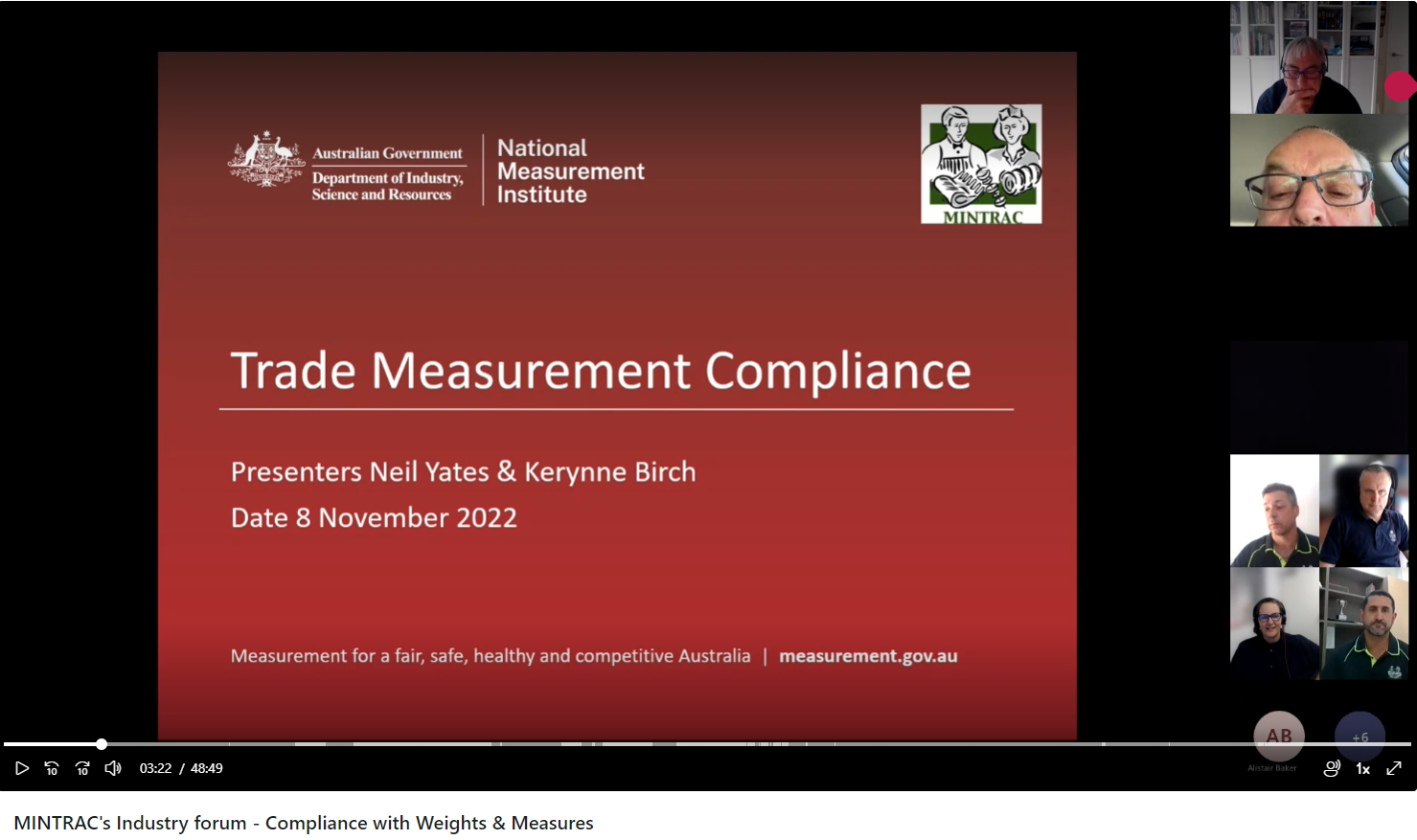 Compliance with Weights & Measures Webinar- 08/11/2022